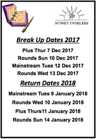 Ad break up and return dates