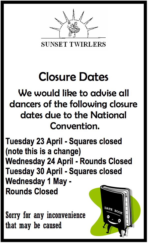 Closure Dates