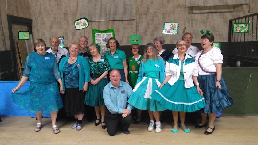 Paddlesteamer Squares St Patricks Dance March 2018